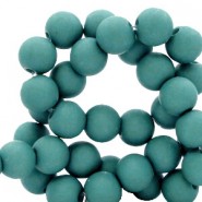 Acrylic beads 8mm Matt Canton green